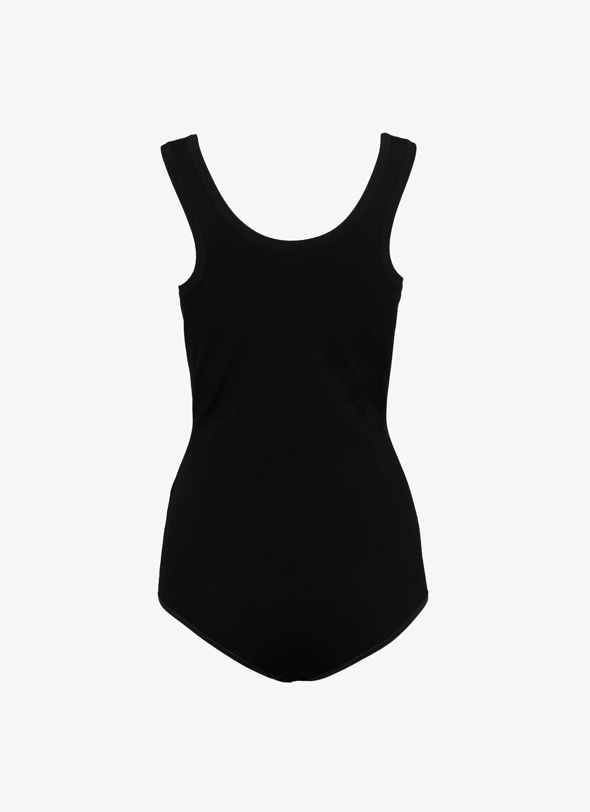 SLEEVELESS SCOOP-NECK BODYSUIT ALAÏA BLACK SLEEVELESS SCOOP-NECK BODYSUIT
